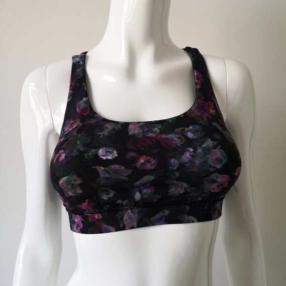 NWT LULULEMON ACFM Multi Color Luxtreme Fabric B/C Cup All Sport Energy Bra 6 - Picture 1 of 7